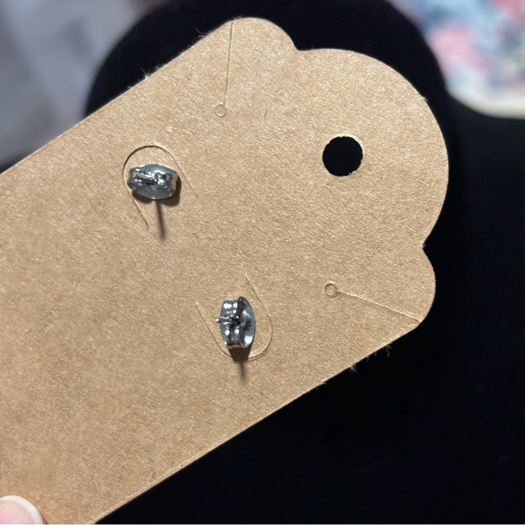 Loaf Cat Earrings Surprised Face! - Stainless Steel, Stud-Style Earrings, Kitty - Picture 7 of 7